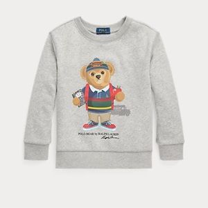 NWT Ralph Lauren Boys 4T Polo Bear Fleece Sweatshirt